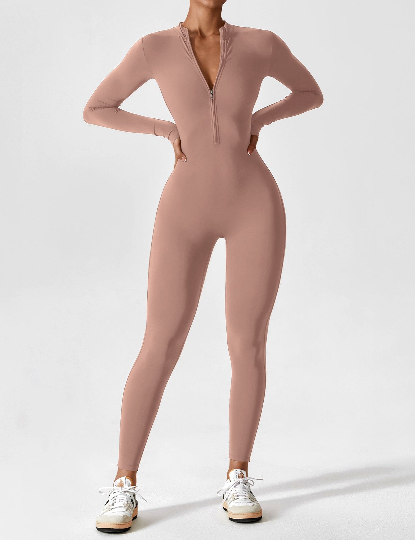 Texas | Long Sleeve Zip Jumpsuit