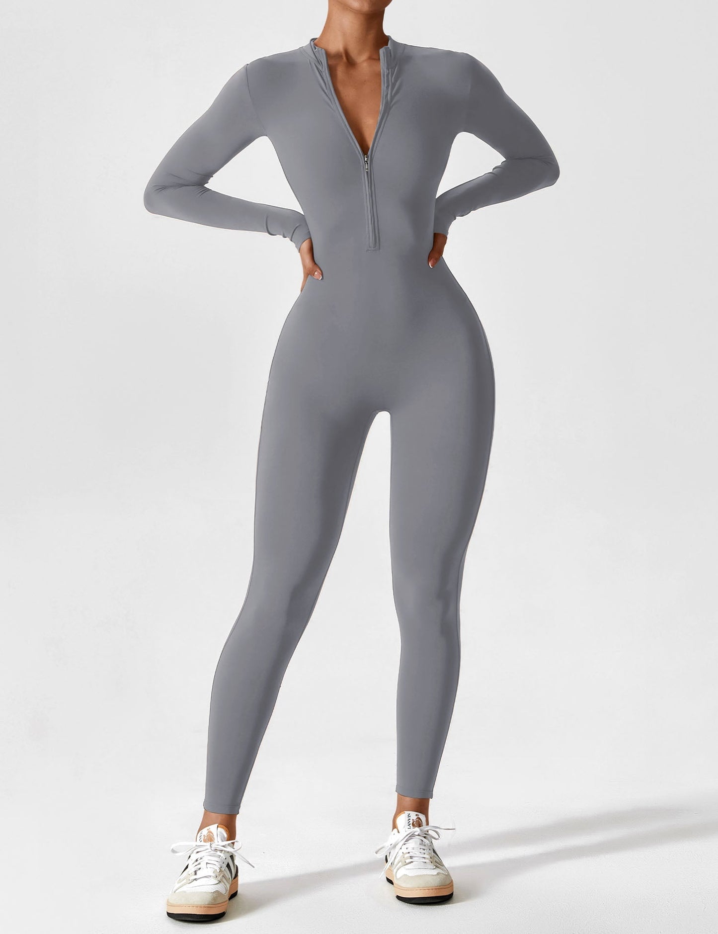 Texas | Long Sleeve Zip Jumpsuit