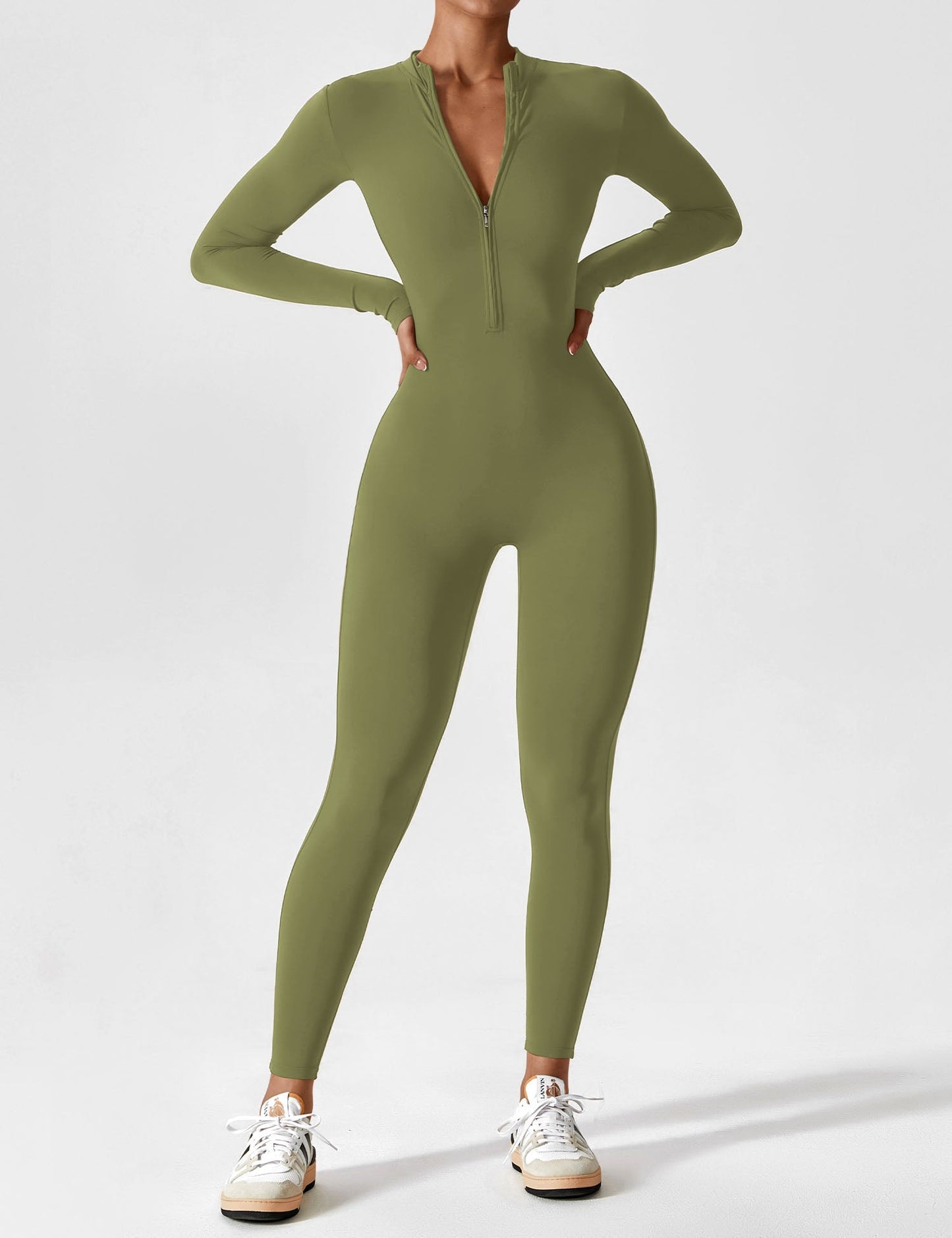 Texas | Long Sleeve Zip Jumpsuit