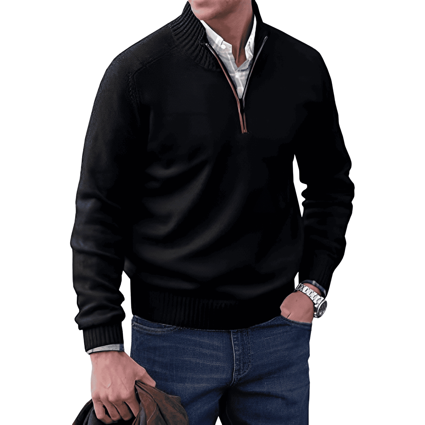 Anthony - Elegant Jumper With Zip