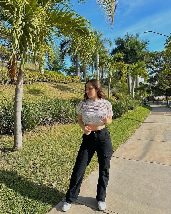 Melody Straight Fit Cargo Trousers