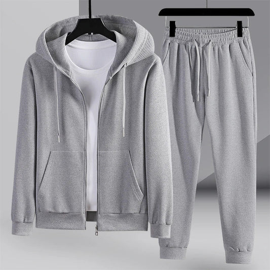 Men's Waffle-Knit Loungewear Set