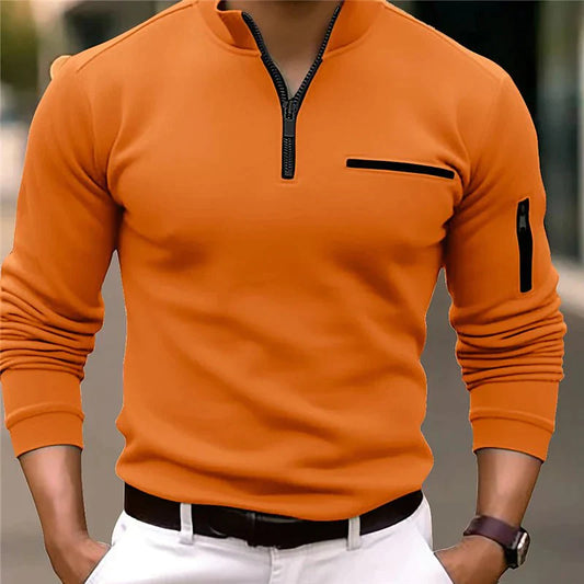 Max I Men's Quarter-Zip Polo Shirt